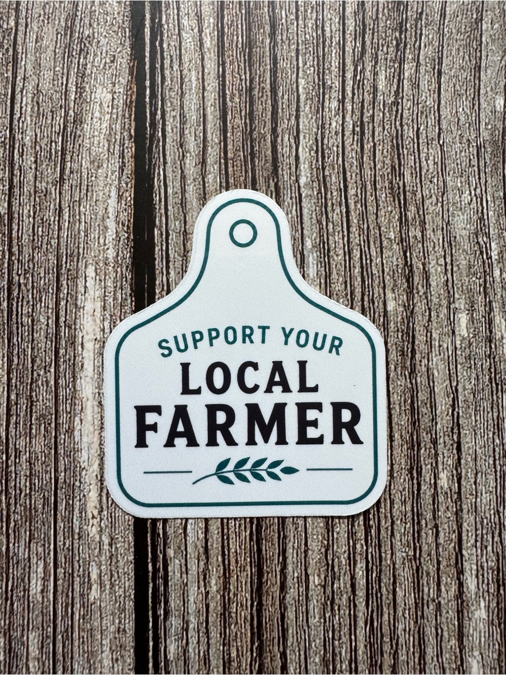 Support Your Local Farmer Sticker